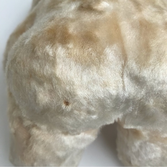 Vintage White Elephant Plush Stuffed Animal - Picture 10 of 11